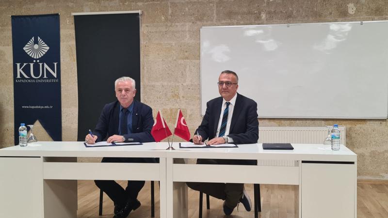 AN ACADEMIC COOPERATION AGREEMENT WAS SIGNED BY THE RECTORS OF THE INTERNATIONAL VISION UNIVERSITY AND CAPPADOCIA UNIVERSITY 